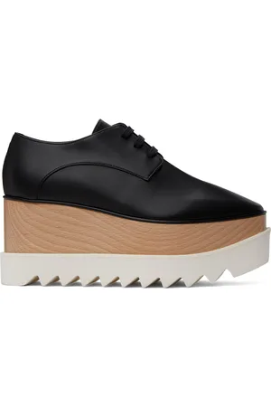Stella McCartney Derbys Elyse noirs à plateforme