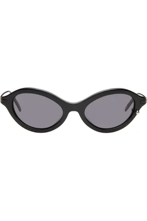 Justine Clenquet Lunettes de soleil Neve noires exclusives à SSENSE