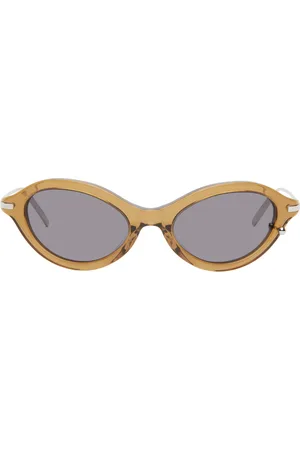 Justine Clenquet Lunettes de soleil Neve brunes exclusives à SSENSE