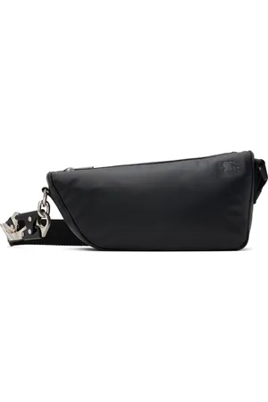 Burberry Sac à bandoulière en forme de bouclier replié noir