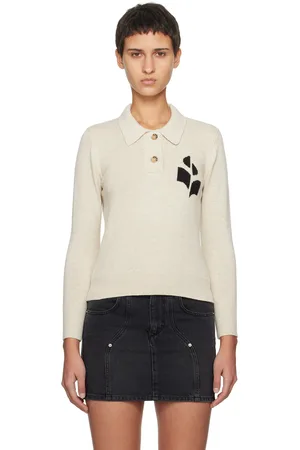 Isabel Marant Polo Nola blanc cassé