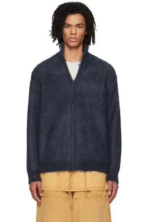 Pins & Needles Cardigan bleu marine à glissière