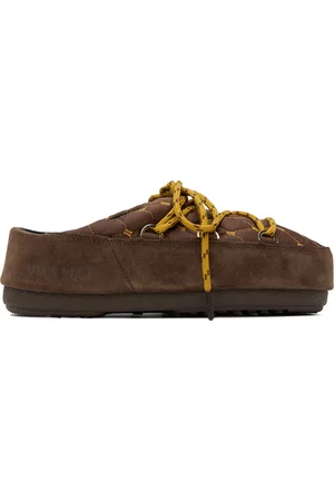 Moon Boot Mules matelassées brunes