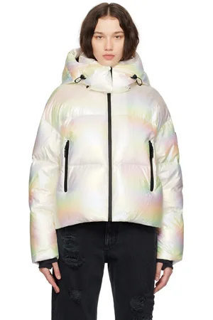 Mackage Blouson Tessy blanc rembourré en duvet