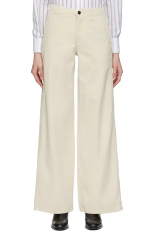 RAG&BONE Pantalon Sofie blanc cassé