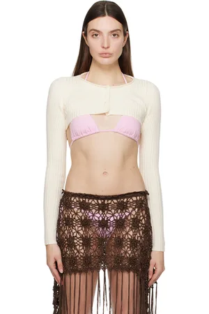 Frankies Bikinis Cardigan Nina blanc cassé