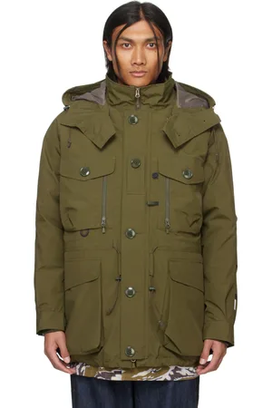 Daiwa Pier39 Blouson technique de style militaire kaki rembourré en duvet