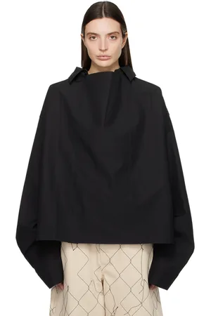 AIREI Chemise noire à panneaux