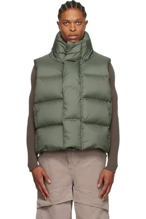Entire Studios Veste matelassée verte rembourrée en duvet