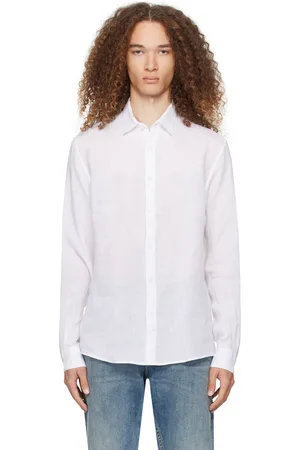 Sunspel Chemise blanche à boutons
