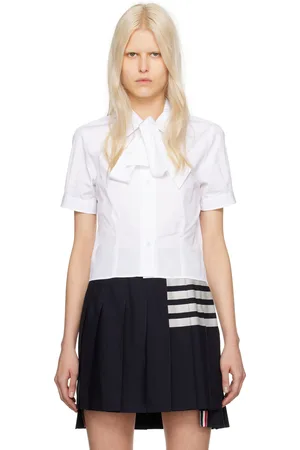Thom Browne Chemisier cueilli blanc