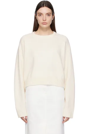 Loulou de Saison Pull Bruzzi blanc cassé