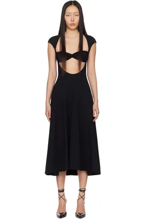 Beaufille Robe midi Baes noire
