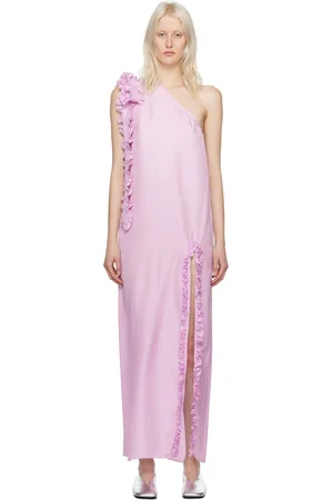 Kika Vargas Robe longue Aretha rose