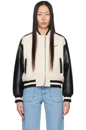 Axel Arigato Blouson aviateur Saul blanc cassé
