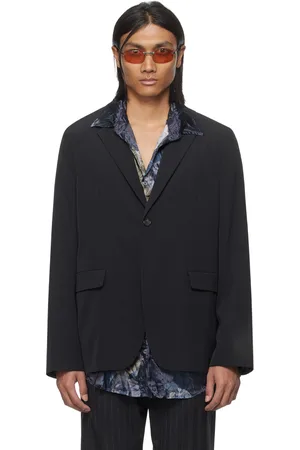 Acne Studios Veston noir à simple boutonnage