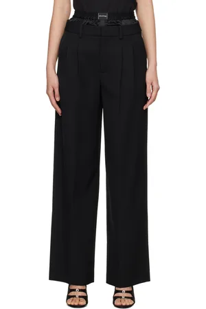 Alexander Wang Pantalon étagé noir