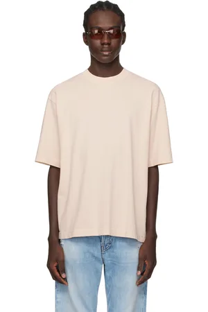 Acne Studios T-shirt rose à col ras du cou