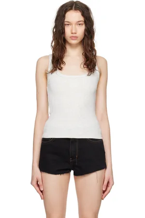 KSUBI Débardeur Stacked Origin blanc cassé