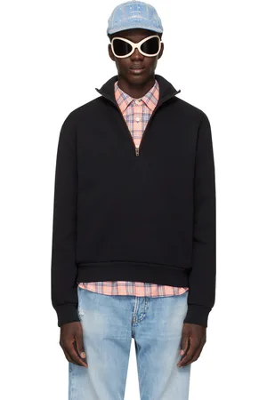 Acne Studios Pull noir à demi-glissière