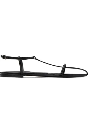 Jil Sander Sandales noires à bout pointu