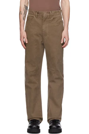 Entire Studios Pantalon de travail brun