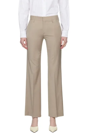 Filippa K Pantalon semi-évasé taupe