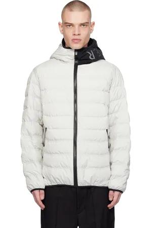 Moncler Blouson Vernasca gris rembourré en duvet