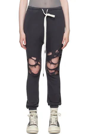R13 Pantalon de détente noir exclusif à SSENSE