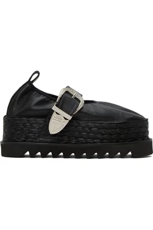 TOGA PULLA Espadrilles noires à plateforme