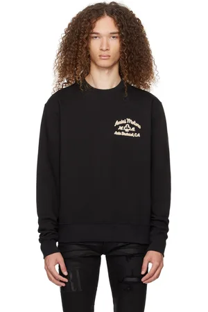 AMIRI Pull molletonné Motors noir