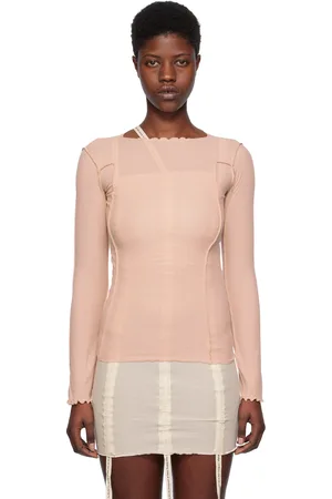 Baserange T-shirt à manches longues Omato rose