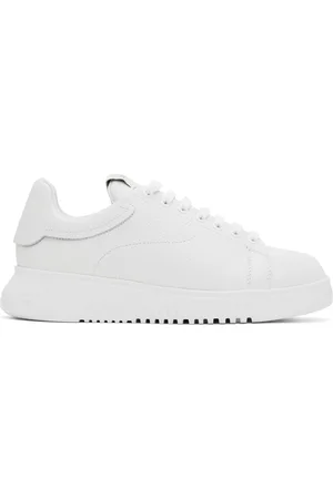 Chaussure armani homme blanche hot sale