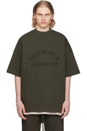 FEAR OF GOD T-shirt gris à col ras du cou