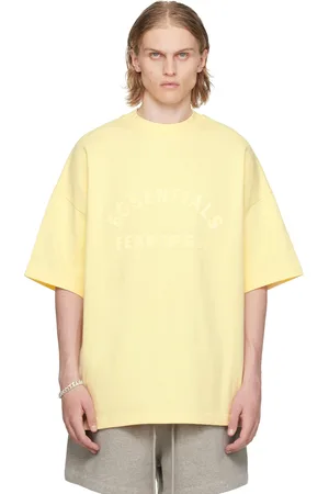 FEAR OF GOD T-shirt jaune à col ras du cou