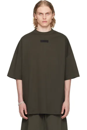 FEAR OF GOD T-shirt gris à col ras du cou