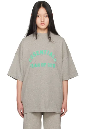 FEAR OF GOD T-shirt gris à col ras du cou