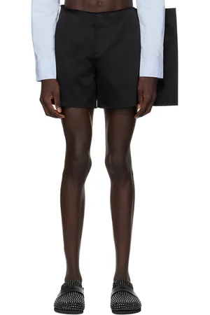 J.W.Anderson Short noir à bords bruts