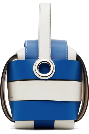 J.W.Anderson Sac structuré bleu et blanc