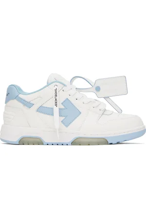 OFF-WHITE Baskets Out Of Office blanc et bleu