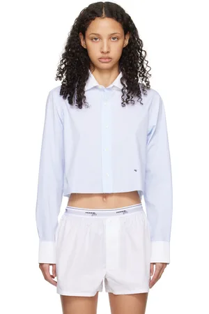 HOMMEGIRLS Chemise bleue à rayures
