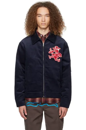 ICECREAM Blouson bleu marine à écussons