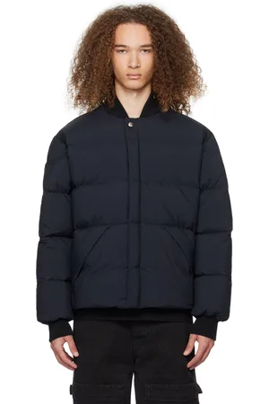 OFF-WHITE Blouson noir rembourré en duvet à quatre flèches