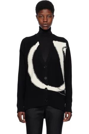 OFF-WHITE Cardigan noir à logo