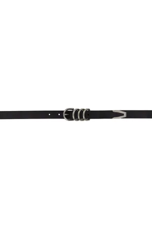 RAG&BONE Ceinture fine Spire noire