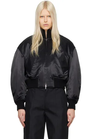 Alexander Wang Blouson aviateur noir à poches en biais