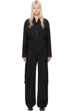 Alexander Wang Combinaison noire à boutons
