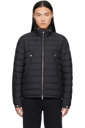 Moncler Blouson Alfit bleu marine rembourré en duvet