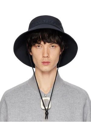 J.W.Anderson Chapeau bob bleu marine à logo