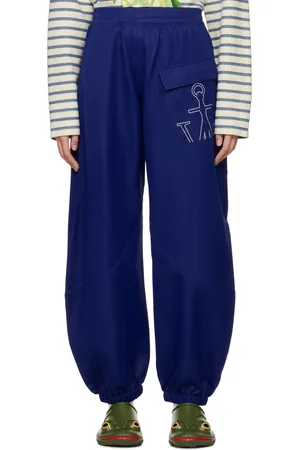 J.W.Anderson Pantalon de détente asymétrique bleu